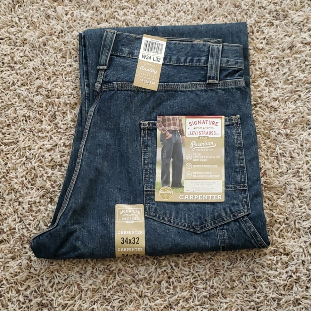 Levi Strauss signature carpenter jeans 34x32